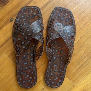 Leopard Print Women's Sandals